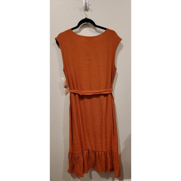 NANETTE LEPORE V-neck Button Front Midi Dress - Picture 4 of 4